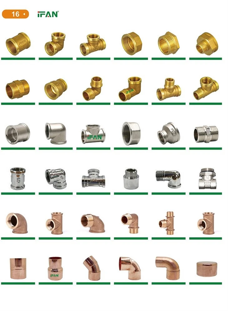 IFAN Brass Compression Joint Provides Stable PE Pipe Connections high quality